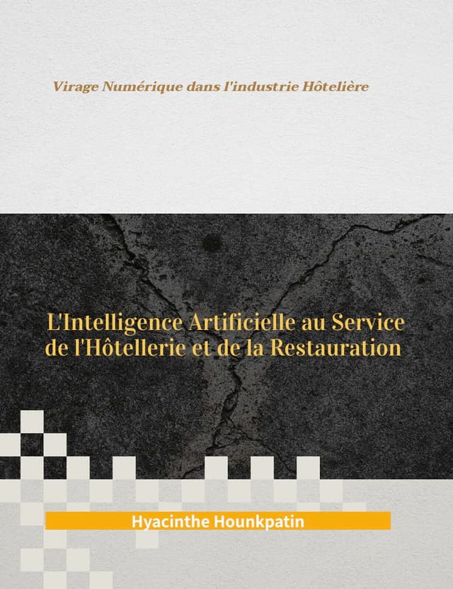 Cover of L'Intelligence Artificielle au Service de l'Hôtellerie et de la Restauration