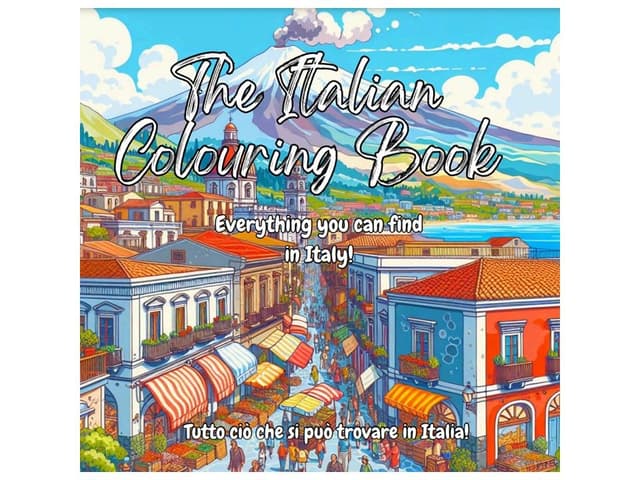 Cover of The Italian Colouring Book
