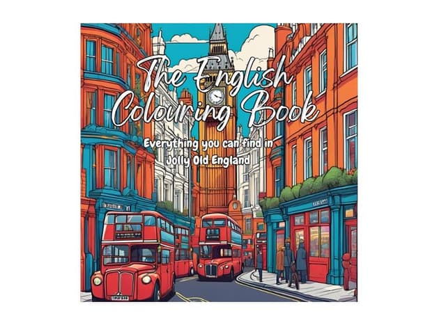 Cover of The English Colouring Book