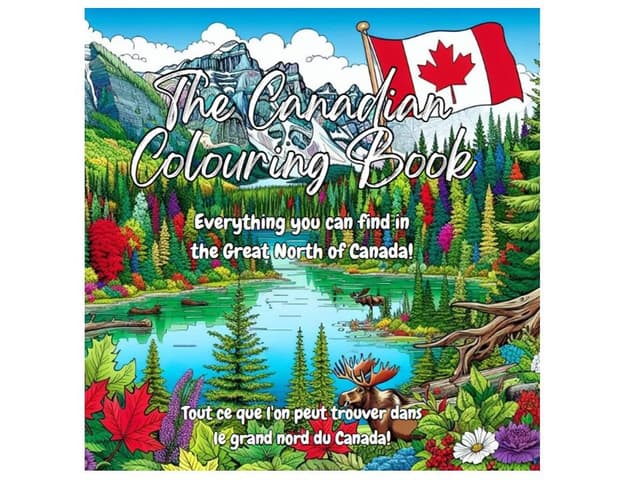 Cover of The Canadian Colouring Book