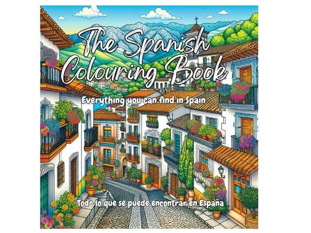 Cover of The Spanish Colouring Book