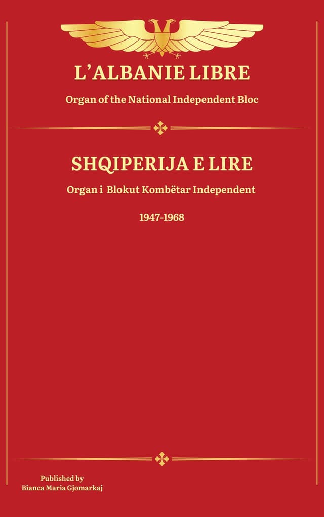 Cover of L'Albanie Libre