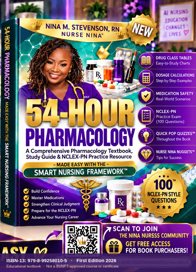 Cover of Smart Nursing - 54 hour pharmacology 