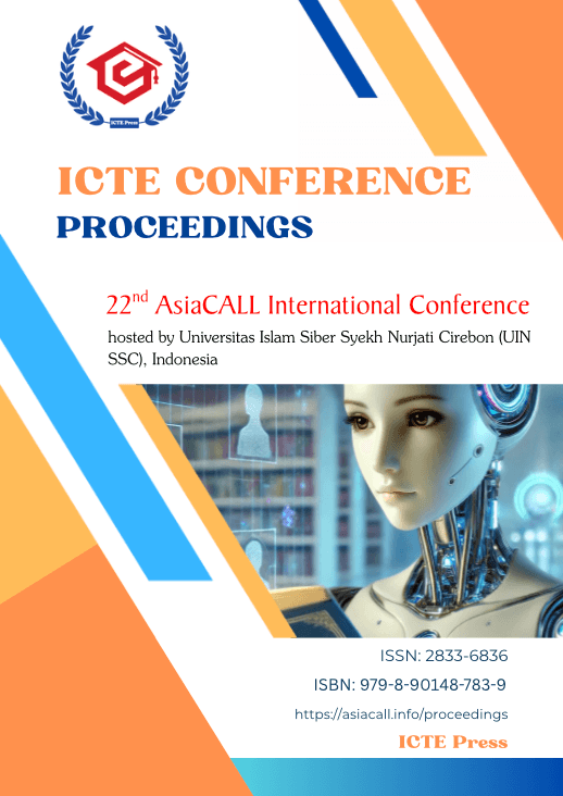 Cover of AI in Language Education - Opportunities, Challenges, and Future Directions (AsiaCALL2025)
