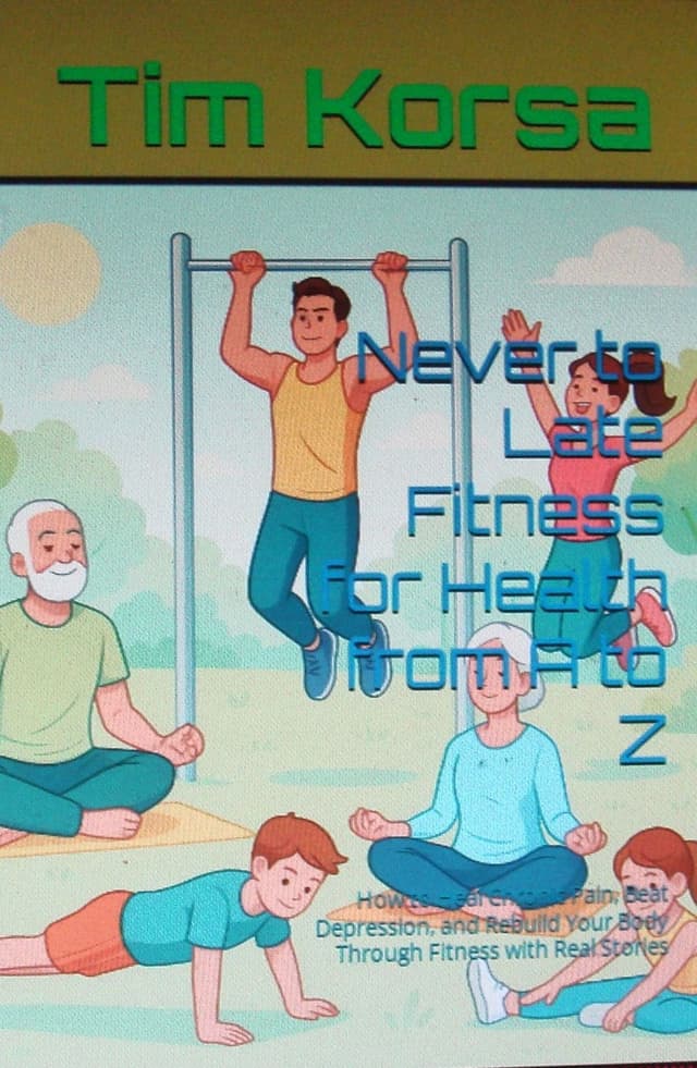 Cover of Never to Late Fitness for Health from A to Z.