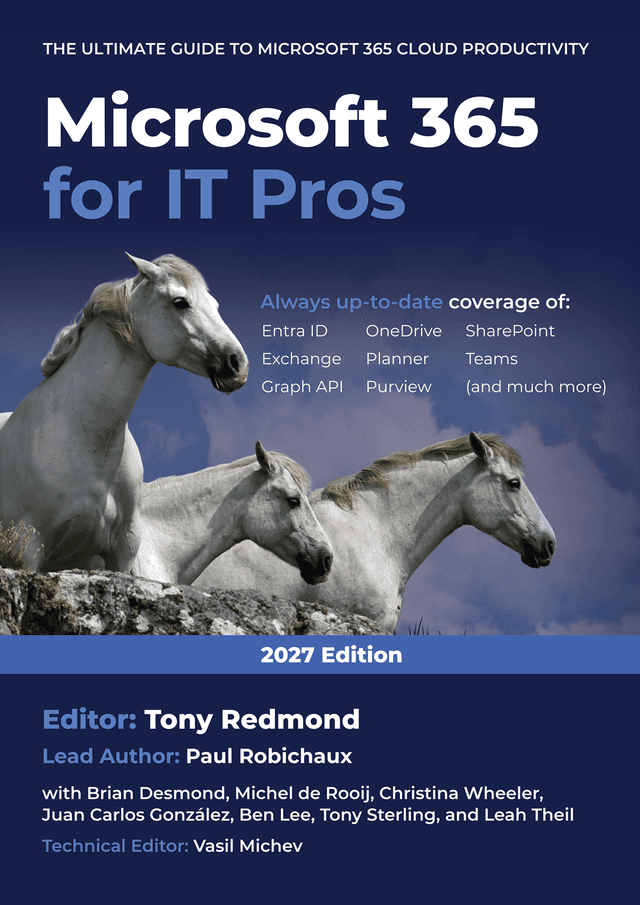 Cover of Microsoft 365 for IT Pros (2027 Edition)