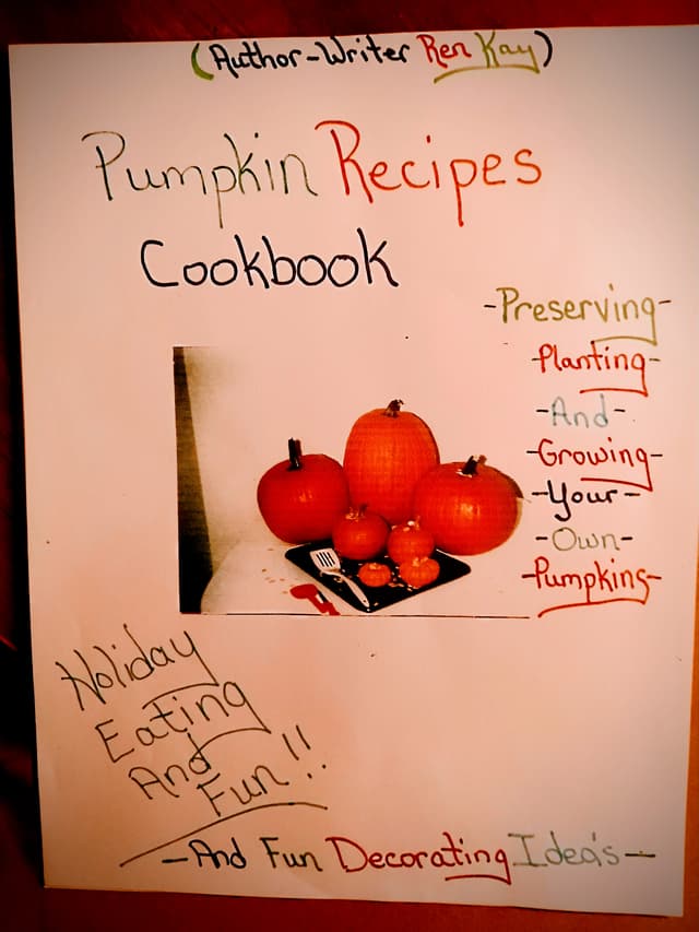 Cover of PumpkinCookbookRecipesAndDecoratingAndPlantGrowing
