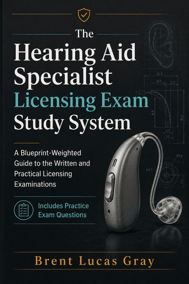 Cover of The Hearing Aid Specialist Licensing Exam Study System