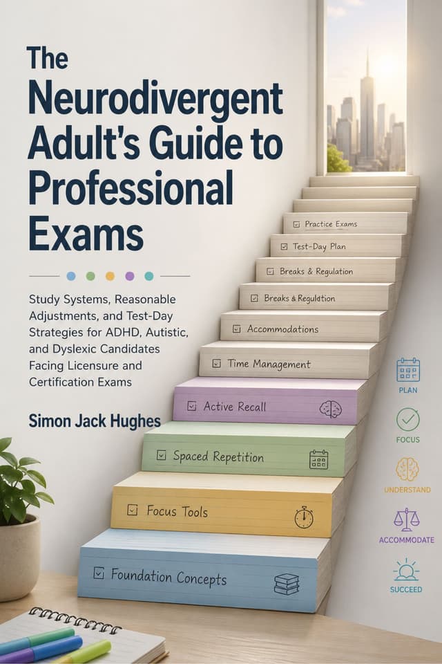 Cover of The Neurodivergent Adult's Guide to Professional Exams