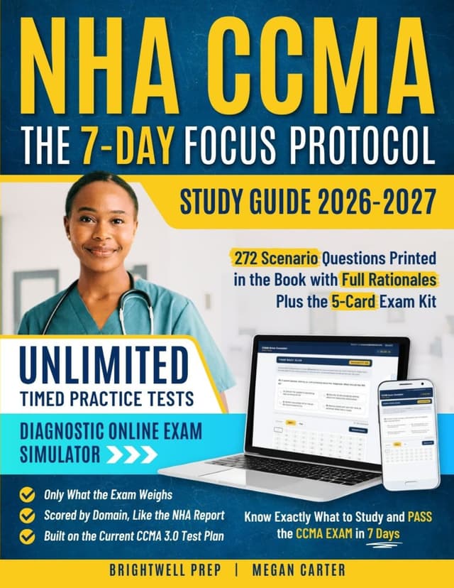 Cover of NHA CCMA Study Guide