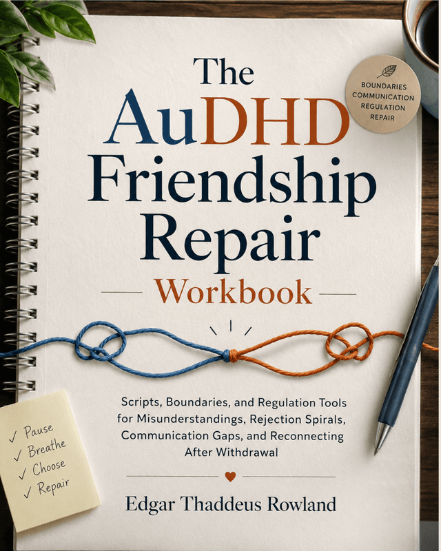Cover of The AuDHD Friendship Repair Workbook