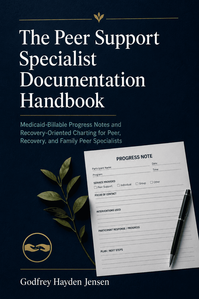 Cover of The Peer Support Specialist Documentation Handbook