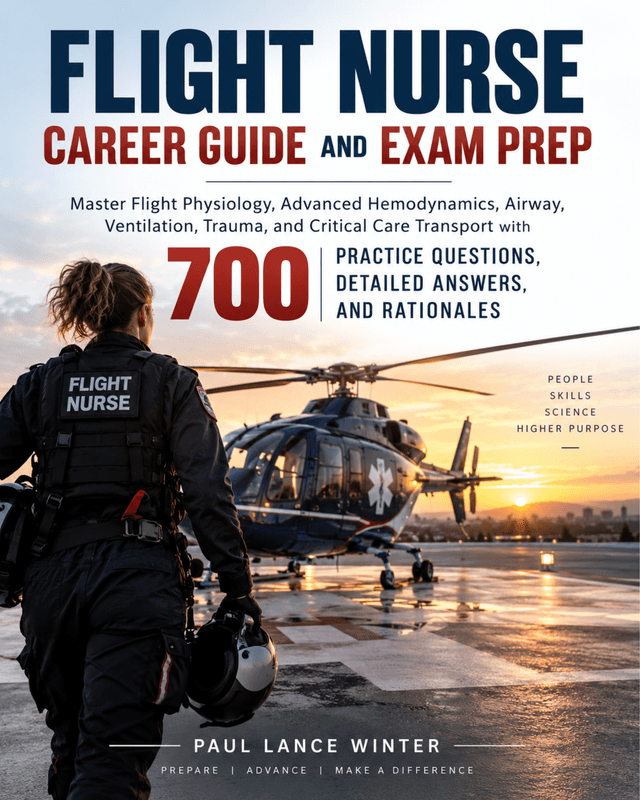 Cover of Flight Nurse Career Guide And Exam Prep
