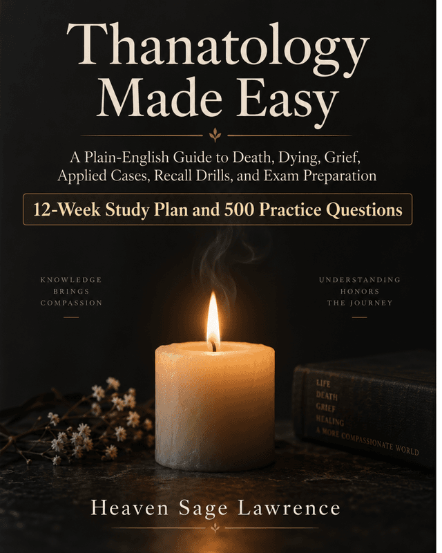 Cover of Thanatology Made Easy