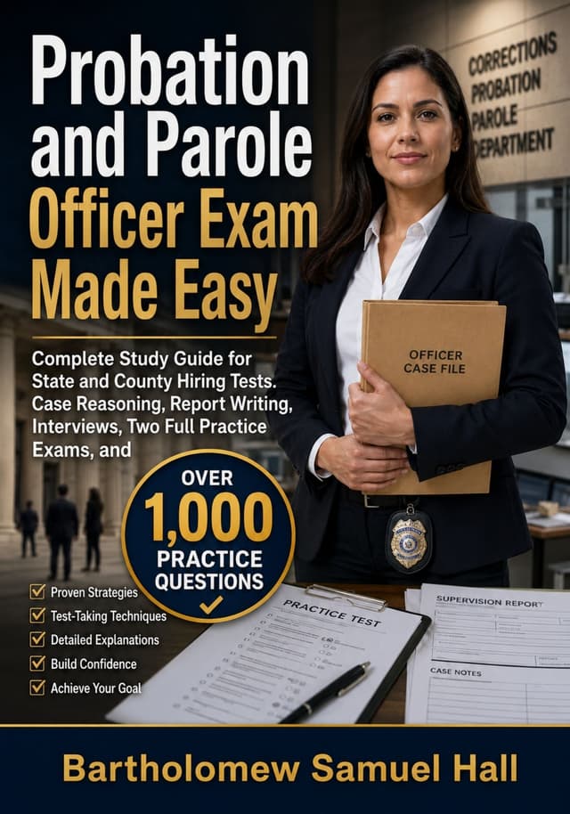 Cover of Probation and Parole Officer Exam Made Easy