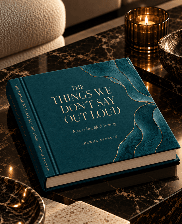Cover of The things we don't say outlaid